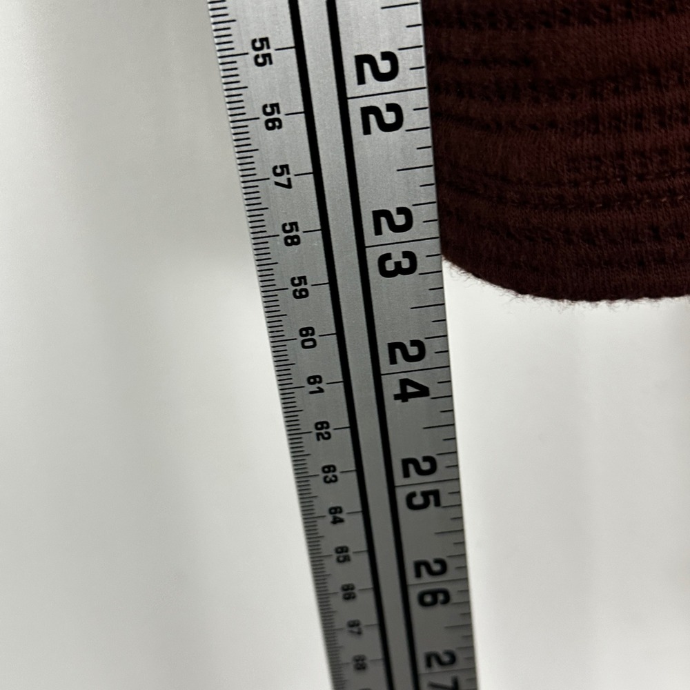 Cokluch Canada Brown Ribbed Turtleneck Sweater Dress Womens Sz Medium Boho Cowl - Picture 16 of 16